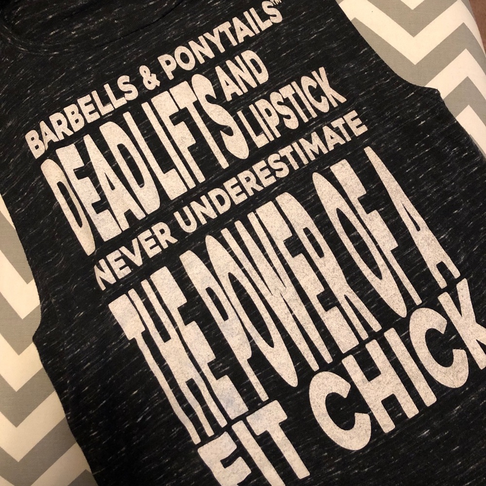 Barbells & Ponytails Muscle Tank